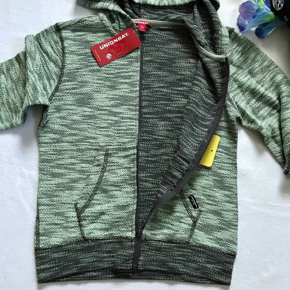 Unionbay NWT Full Zip Hoodie Cardigan for Boys Various Sizes - Picture 4 of 8